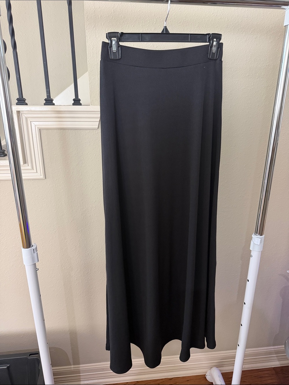 NWOT Cider Black Maxi Skirt - Flowy A-Line